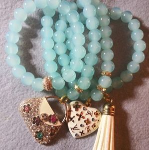 Beaded bracelet set